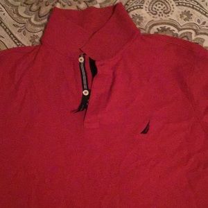 Men’s red nautica shirt